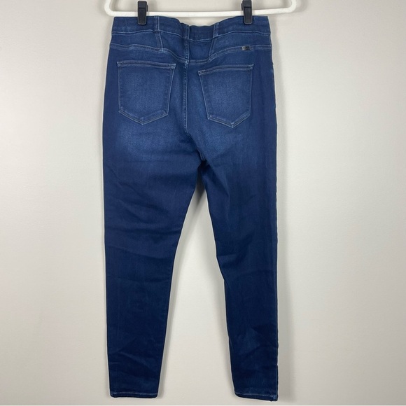 Kancan Button Fly Jeans Womens 29 Blue Denim Skinny Ankle Dark Wash High Rise - Picture 2 of 7